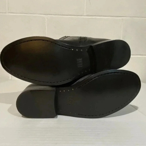 FRYE Melissa Tab Tall Leather Riding Boots Extended Calf(3470110-BKX) 5.5M Black - Picture 15 of 15